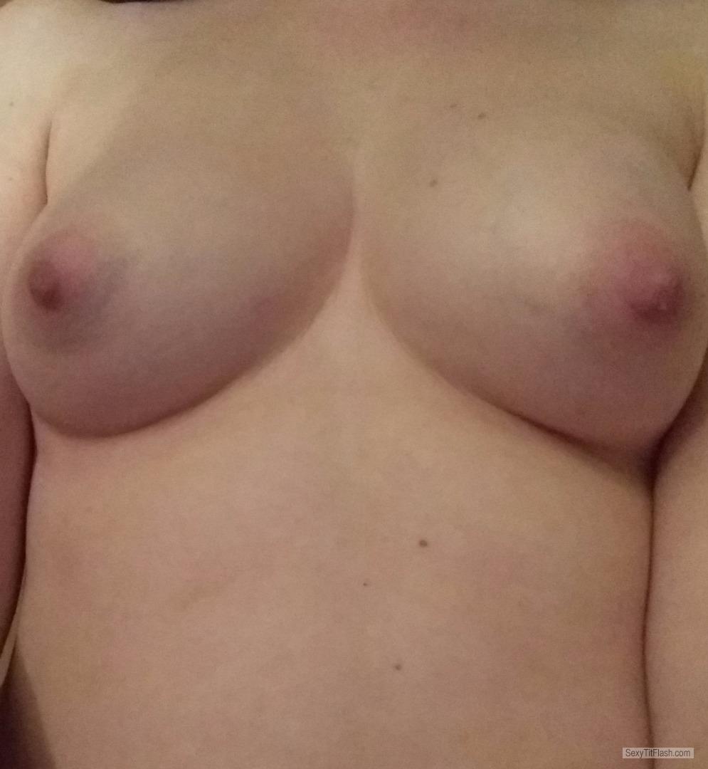 Tit Flash: My Small Tits (Selfie) - Shy Cathy from United Kingdom